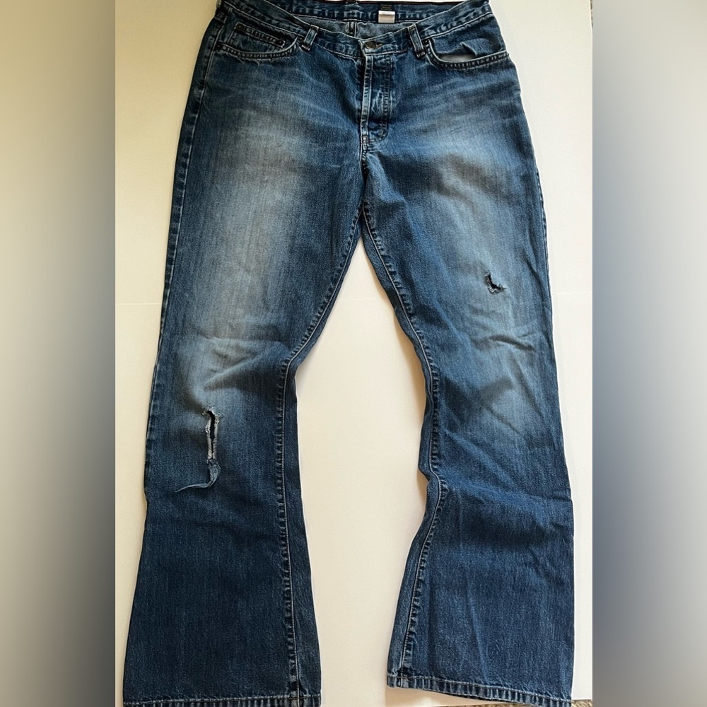 Vintage Abercrombie and Fitch FLARE Jeans, Size 10 Button Fly